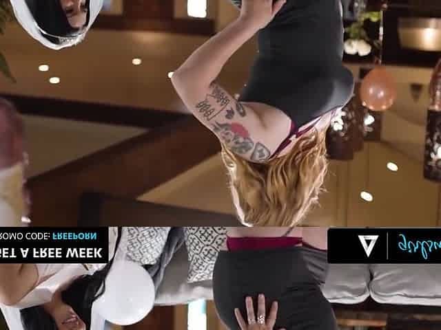 Tattooed Redhead Fucks Hot Bride