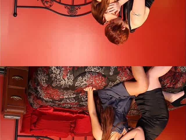 Passionate Scissoring with Dripping Wet Lesbian Lovers