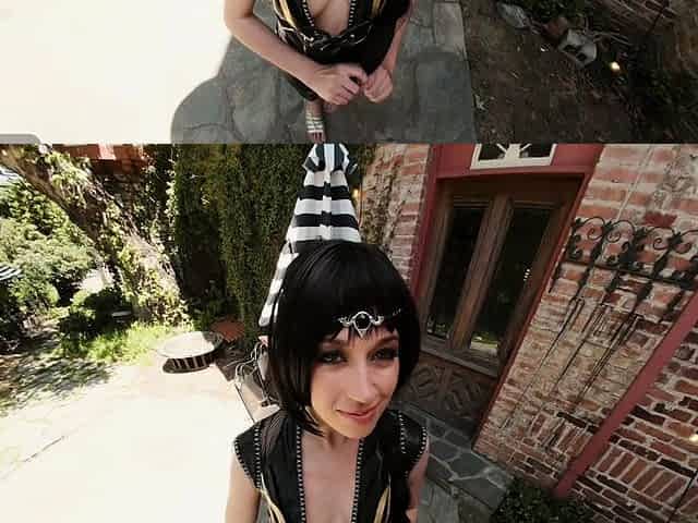 VR Conk: Brunette Shadowheart Fucks And Cums With Moans In