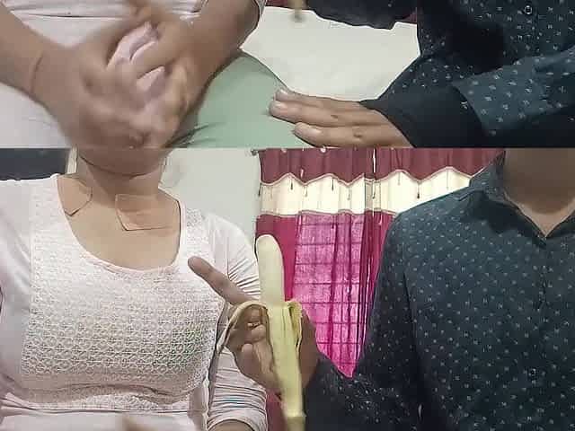 Jiju ne Sali ko banana (Kela) bol kar apne lund khila Diya virgin sali jor se chilaya jab jiju lund