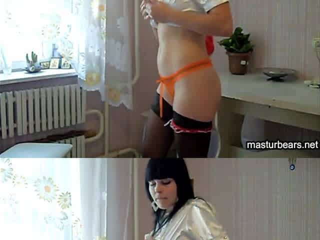 Mila's Striptease, Dancing and masturbation