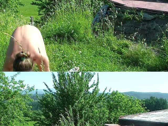 Raunchy surprises during sunbathing - part 1