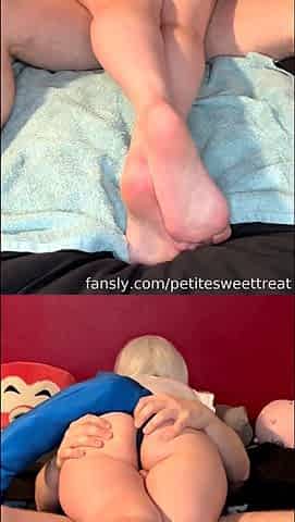 Hot amateur european foot and pantyhose fetish
