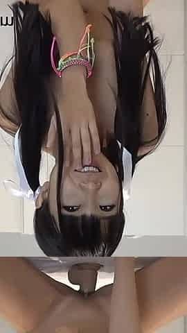 Hot Cheating Asian GF Riding & Jerk You