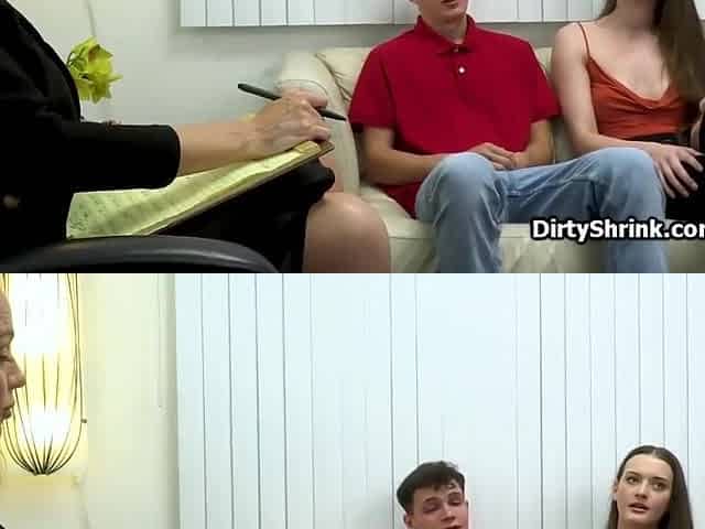 Surprise Threeway For Josh On Therapy