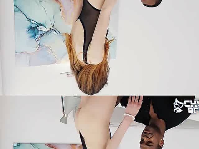 Slim Hungarian snow bunny Lili Charmelle gets a coarse BBC interracial banging