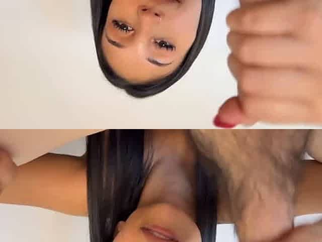 Smoking blowjob