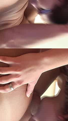 Her First Deep Throat Ass Lick Facial and Face Piss