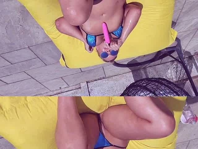 Amateur Babe in Glasses jerks cock for facial