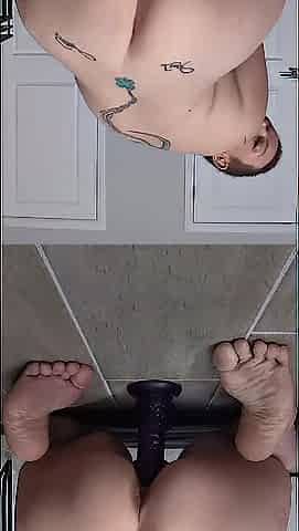 Having Pleasure Riding a Corpulent Wang