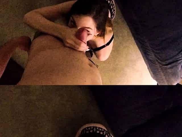 Milf Blowjob with Cumshot German Handjob