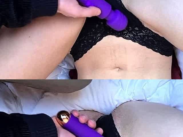 French Teen's First Magic Wand Orgasm