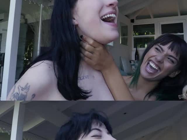 I Watch Foursome Goth Orgy And Jerk Off My Thick Pecker