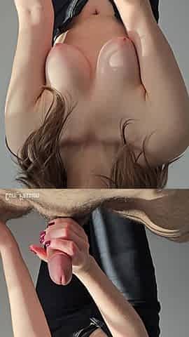 Quick Handjob While Getting Dressed for Work - It Was Worth It!