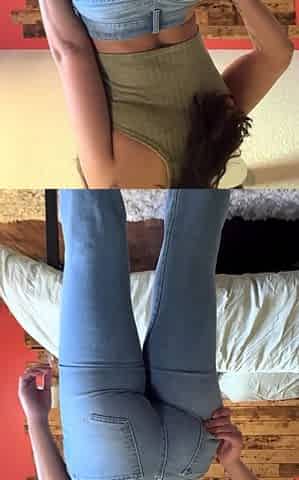 Hot brunette from squirt masturbating on webcam