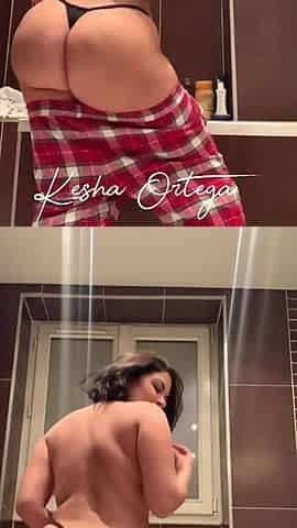 Stacked Brunette Kesha Ortega Gets Nasty in a Festive Solo Play!