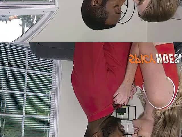 Horny Hottie Let Ebony Neighbour Screw Her in The Booty