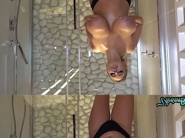 Vivian Blush - Drops Covered Heavy Breasts - V.b. In Shower Monster Tits
