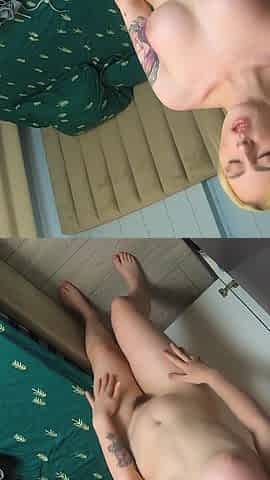 A POV Tit Fuck and Handie in the Shower with Spooky Boogie