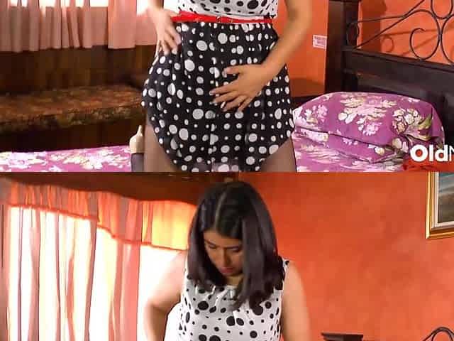Latin Mature Anabella Shows Hairy Slit And Masturbatio