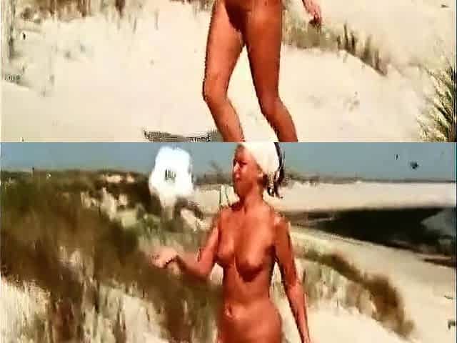 Deutsche Vintage-Nudisten am Strand - Sonnenfreunde 1980