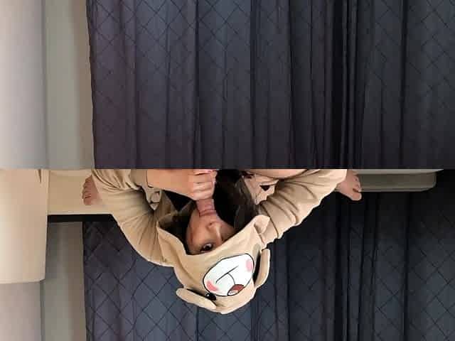 sexy girl in cute bear costume jumps on dick and sucks cock