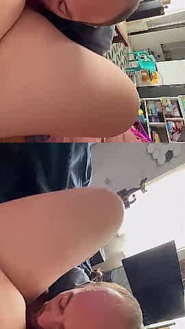 that guy eats my snatch and makes me cum like a female dog