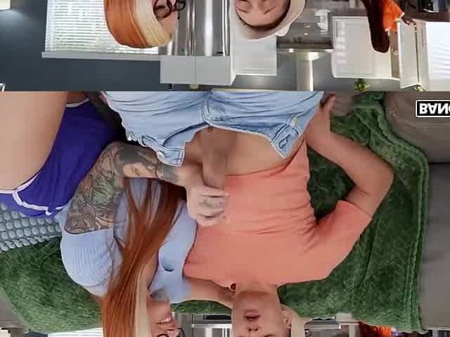 Screw The Nerd - Cubbi Thompson, Johnny Love - Large Breasts & Butts - Three-some Bang