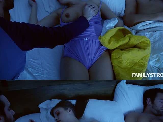 Big breasted slutty step mom Britney Amber is fucked by horny man doggy