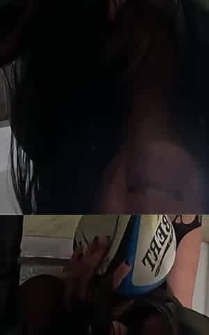Rugby Ball Fetish Dirty Talk, Pussy Riding & Licking Gilbert Ball 303