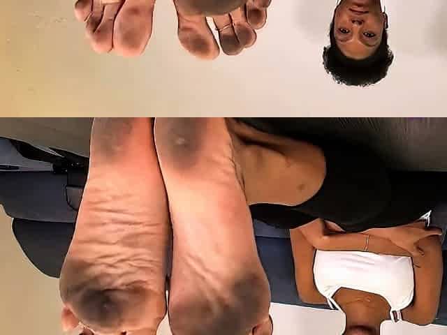 Amateur Foot Fetish Girlfriend Sucks and gives a Footjob