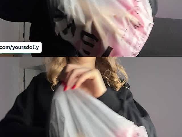 IN NATURE'S GARB Try-On of a Transparent Mini Costume * Yours Dolly