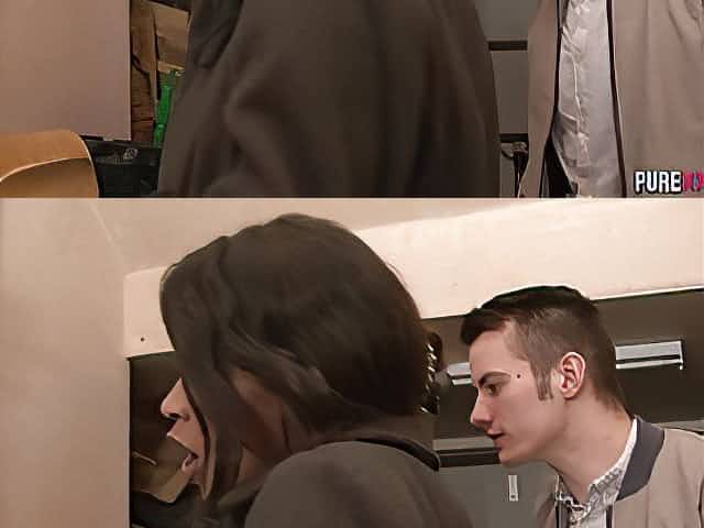 Making a giant mess with a black slut