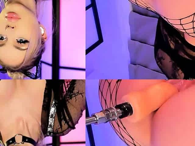 Blonde Dual Cam View By Her Fuck Machine