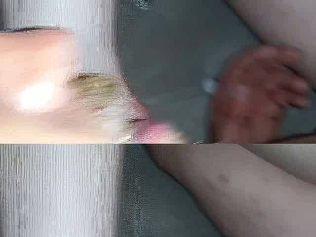 double penetration with cucumber and schlong makes her cum so hard
