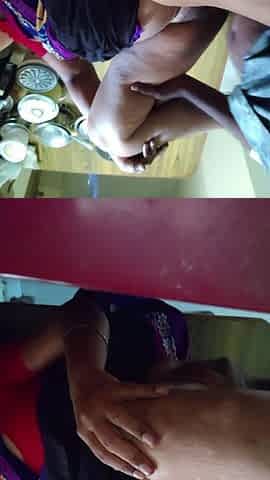 Principal Medam Fucked College Student in Kitchen Room