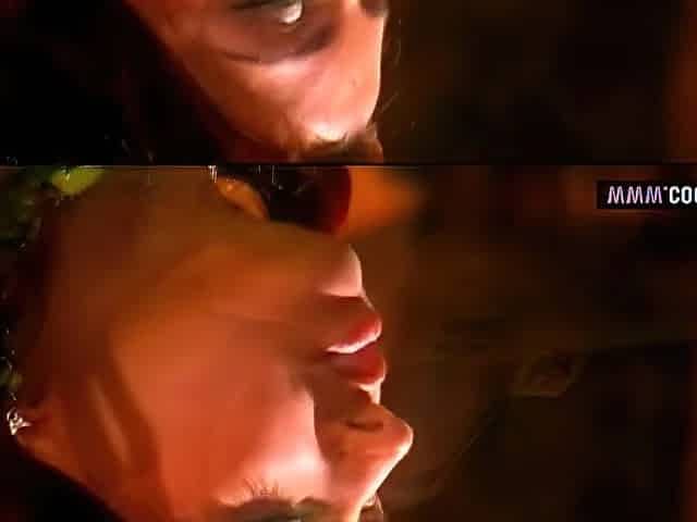 Redhead in Neon Green Underware Passionately Seduces Built