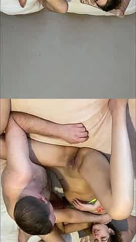 Coquette Gets Fucked Like a Good Doggystyle Slut After a 69 - Huge Cumshot in the Mouth