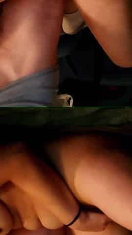 Machine Fucked Missionary While Giving Blowjob (260101b1.2) (2of2)