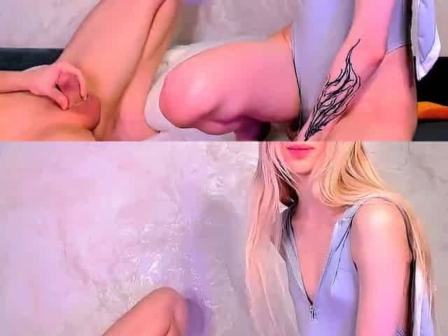 Tasty amateur blonde teen babe getting fucked hard
