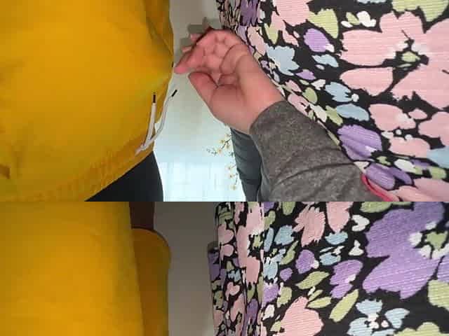 Large-assed woman unintentionally touches a stranger's ramrod.