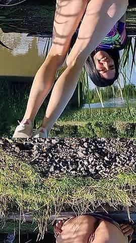 Outdoors Nude and Peeing