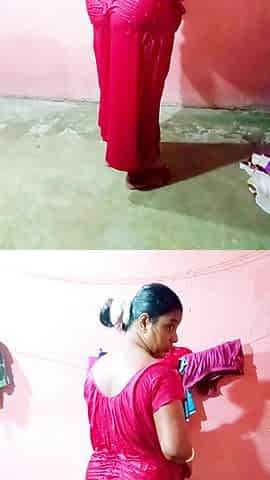 Saree Dropping After Bath Sfw