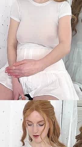 Watching Pregnant GF Orgasm