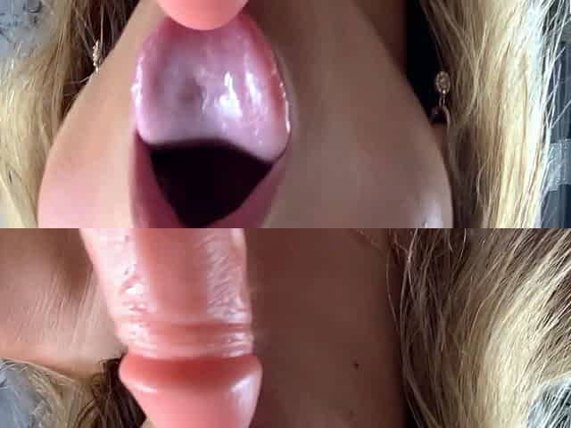 Amateur blond girl with big boobs getting fucked