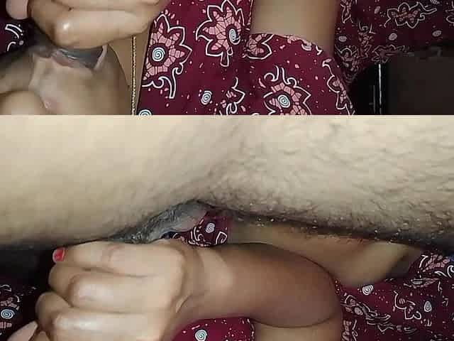 Village Girl Puts Her Close Friend's Penis in Her Mouth
