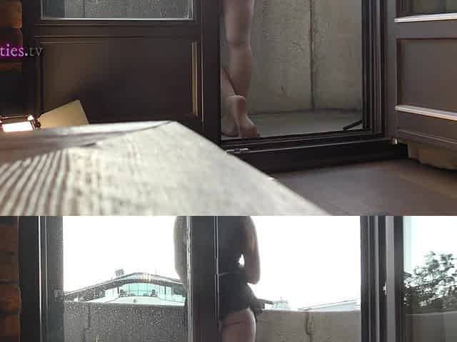 Sexy gorgeous European College Beauty comes for a fashion photo shoot turns out it was porn casting