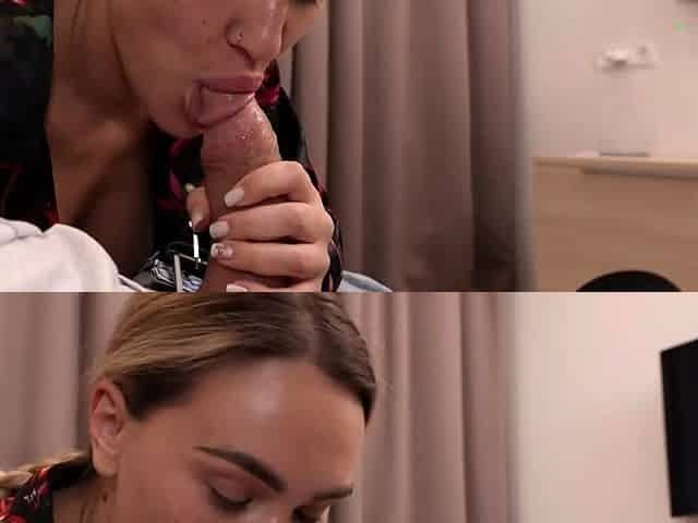 Fuck her hard, her bombshell shines! Real tits, jism