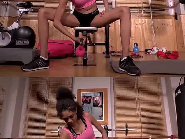 Sporty Spice: Solo Gym Pussy Penetration - Luna Corazon