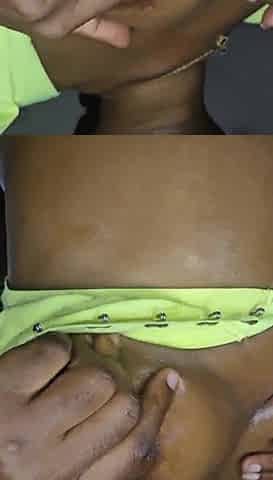 Black in Neon Pants Squirting Close Up